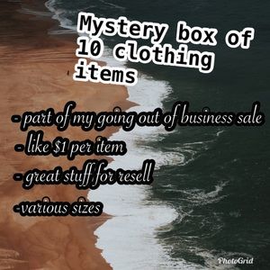 Ten item mystery box